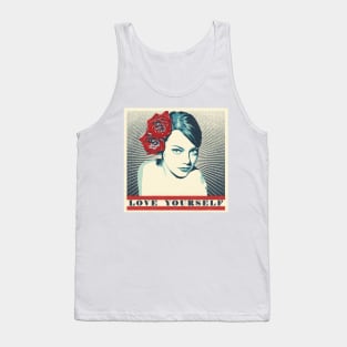 Emma Stone Obey Love Yourself Tank Top